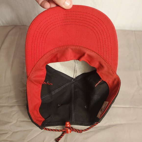 Red Bull Mens OS Red/Black Ball Cap Hat Strap Back K Products - Picture 5 of 6